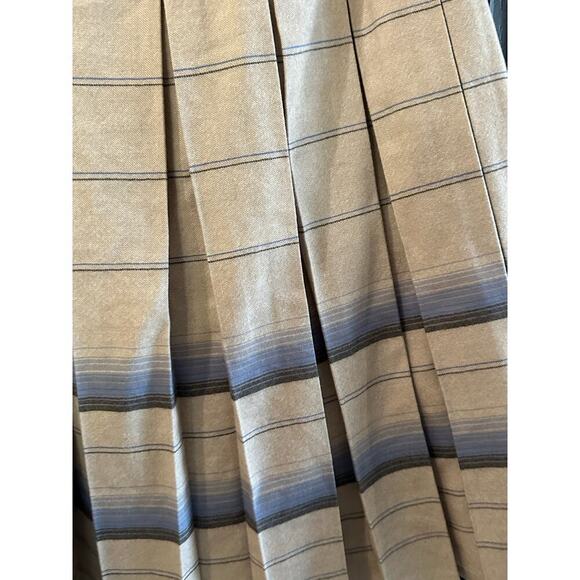 Compliments From The Edinburgh Woollen Mill Pleated Midi Skirt Size 12 wool - Picture 6 of 10